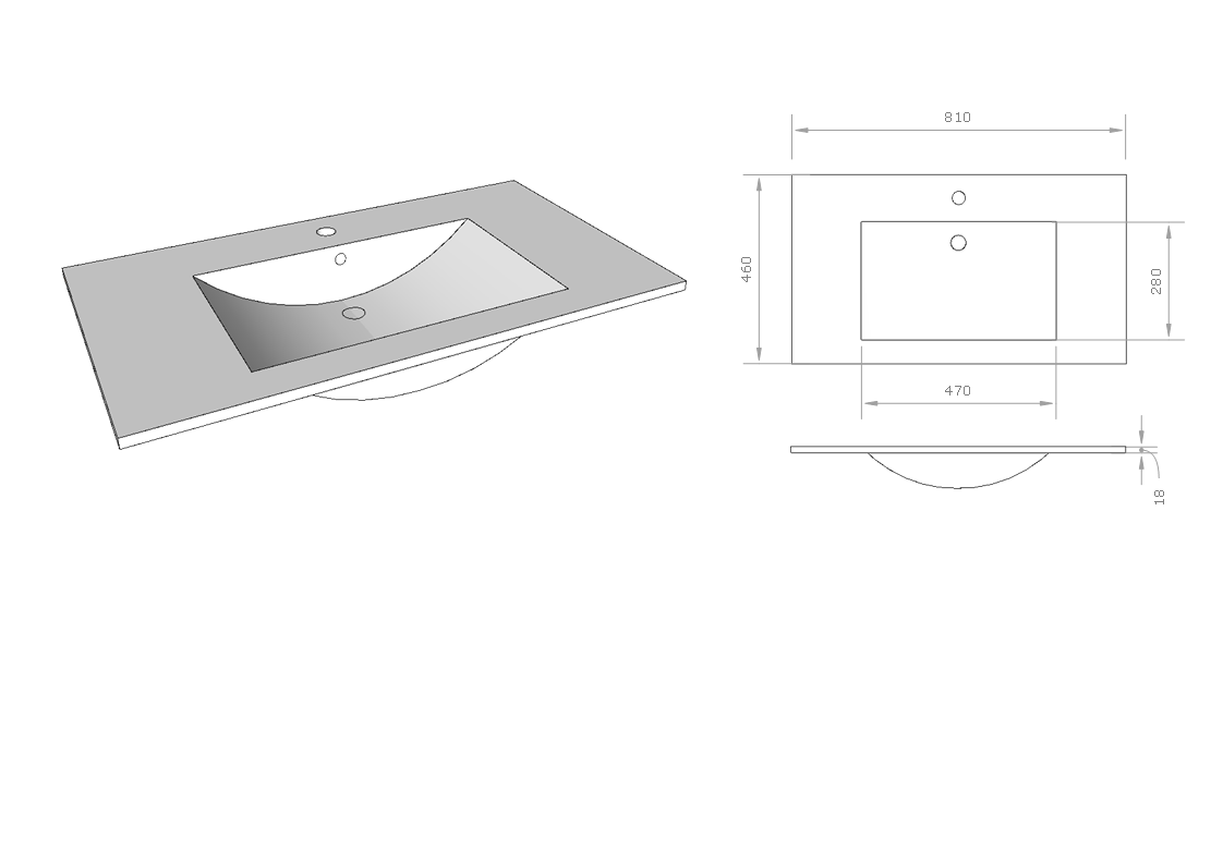 Largeur 81 cm